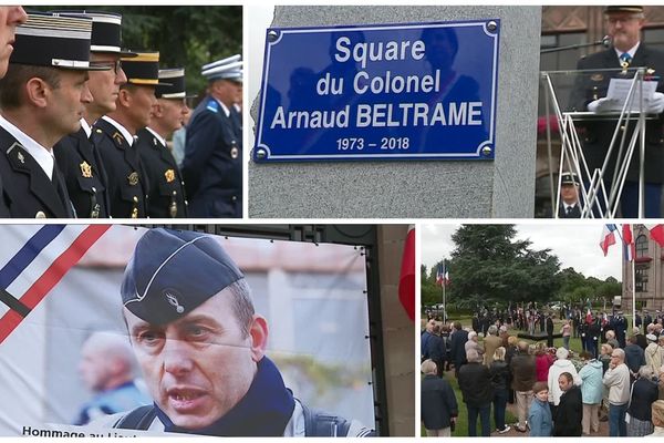 Un square au nom d'Arnaud Beltrame a été inauguré à Marcq-en-Barœul. 