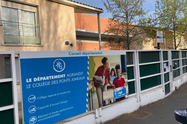 Le collège des Ponts-Jumeaux de Toulouse avant les travaux