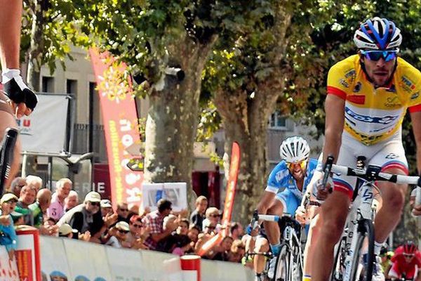 Thibaut Pinot remporte la 29ème édition du tour du Gévaudan en Lozère le 27 septembre 2015.