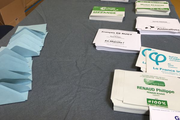 Bulletins de vote Circo4401, Législatives 2017