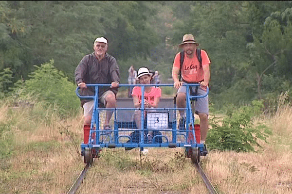 Le vélorail du sud Ardèche