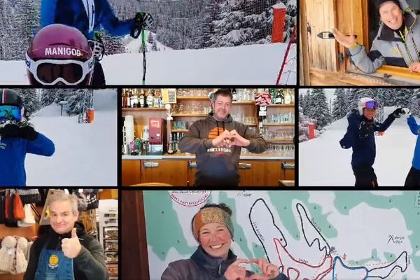 Une centaine de professionnels de la montagne ont enregistré le clip "Tous solidaires", comme un message d'espoir en pleine crise sanitaire.