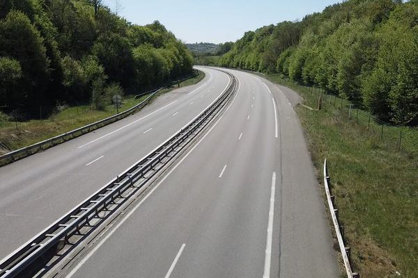 L'autoroute A36 reste très peu fréquentée. Ce sont surtout les routiers qui l'empruntent.