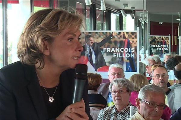 Valérie Pécresse en campagne pour François Fillon à Royan.