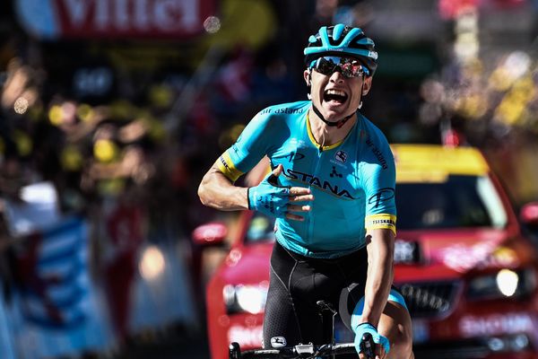 Carcassonne - le Danois Magnus Cort Nielsen (Astana) a enlevé la 15e étape du Tour de France - 22 juillet 2018.