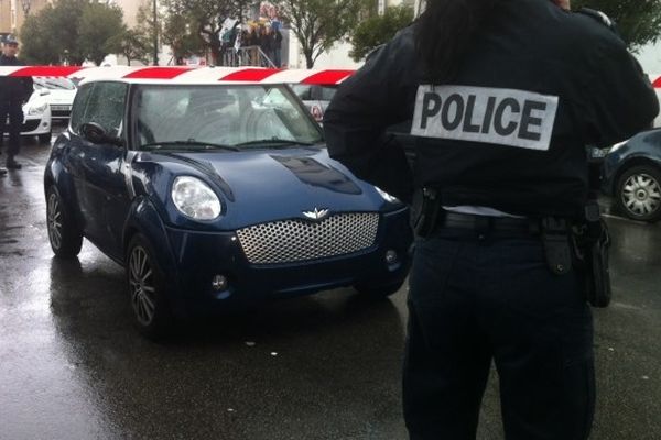 L'homme a été pris pour cible dans son véhicule mardi matin vers 10h30 à Ajaccio