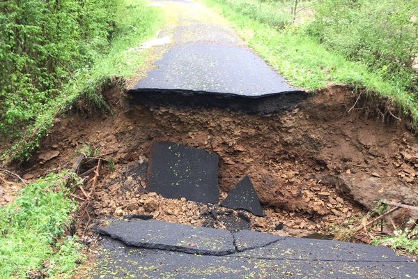 En deux heures, l'averse a fait de gros dégâts