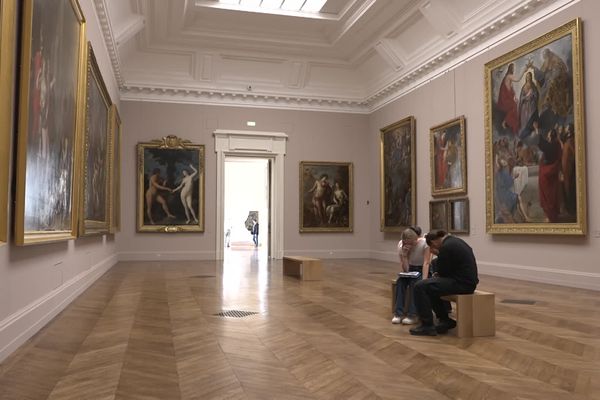 (Illustration) Une salle du musée des Beaux-arts de Dijon (Côte-d'Or).