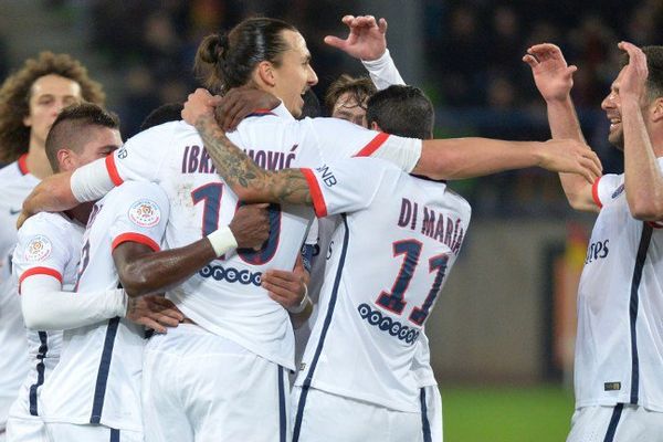 Victoire du PSG face à Caen le 19 décembre 2015