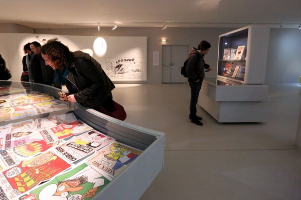 D'ordinaire, le mois de février est un mois plutôt creux pour la Cité de la BD d'Angoulême. Cette année, avec l'expo Charlie-Hebdo, c'est tout l'inverse qui s'est produit.