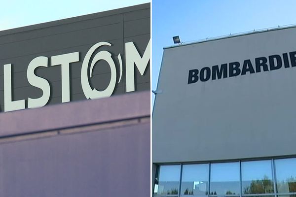 Alstom et Bombardier : les deux usines sont à quelques kilomètres l'une de l'autre dans le Nord