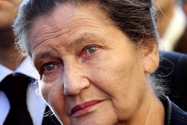 Simone Veil, le 16 octobre 2017 à Nice.