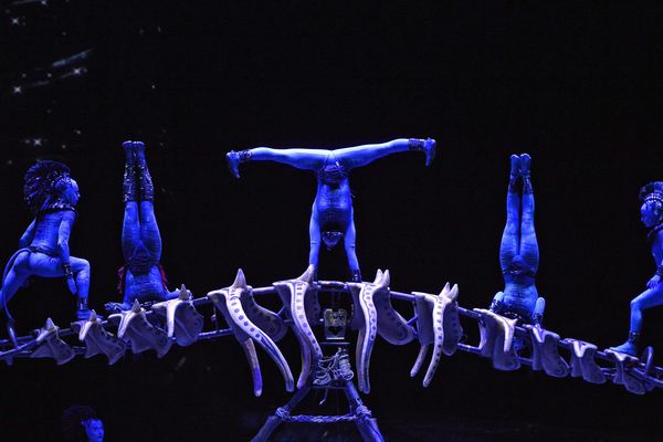 Le Cirque du Soleil à Lyon le 20 février 2018 avec son spectacle Toruk.