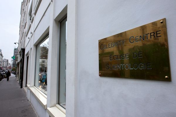 Un immeuble de l'Eglise de Scientologie rue Legendre à Paris