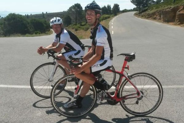 Laurent et Joachim s’entraînent ensemble, mais chacun a sa discipline propre. 