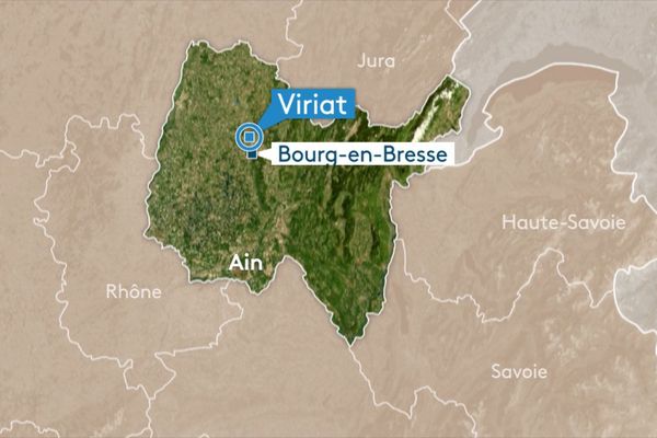 Accident entre deux voitures sur la route de Marboz 