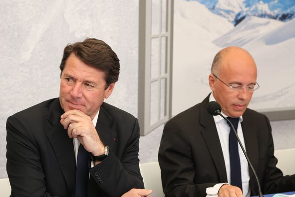 Christian Estrosi et Eric Ciotti, députés UMP des Alpes-maritimes