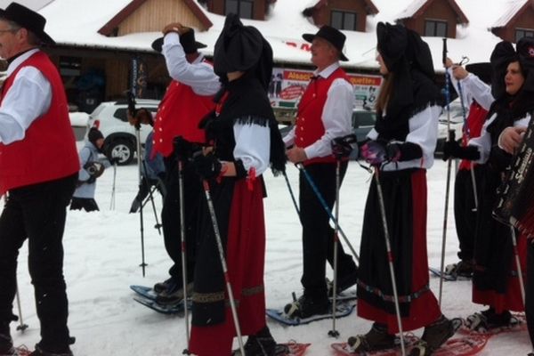 Ambiance festive malgré le froid au Markstein 