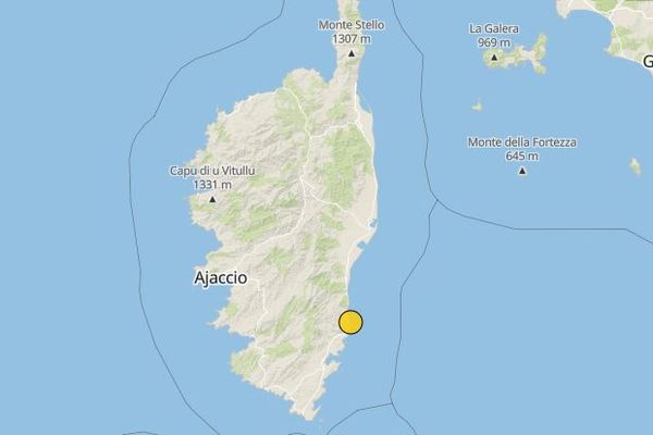 La terre a tremblé dans l'Extrême Sud de la Corse, ce jeudi 1er décembre.