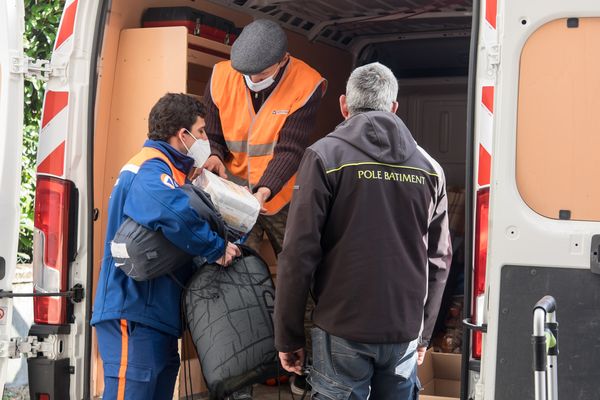 La collecte de dons dans la commune du Trièves