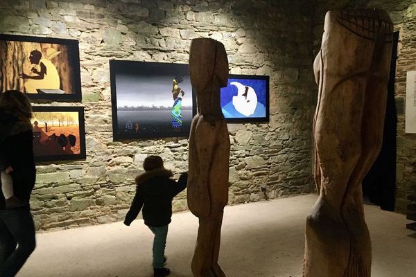 L'exposition Kirikou dans les murs de l'abbaye de Bon Repos