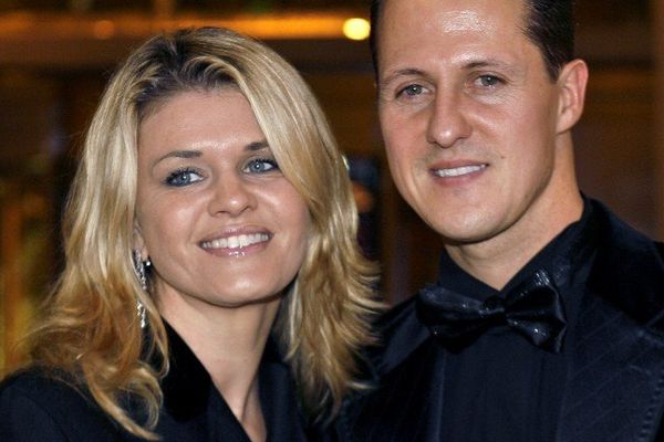 Corinna et Michael Schumacher, en 2008.