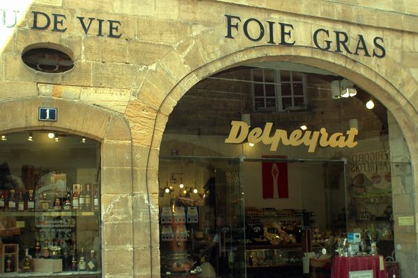 La maison Delpeyrat a Sarlat, le 12 juillet 2005.