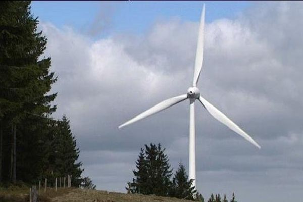 Une éolienne en Forêt Noire