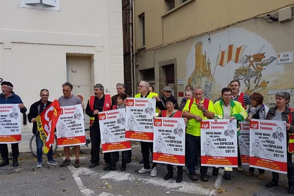 Les membres de la CGT ont été expulsés de leur local ce 4 novembre par décision de justice. 