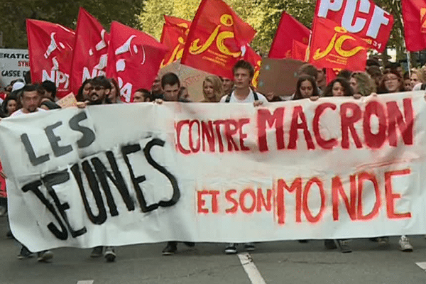 Les manifestants à Toulouse
