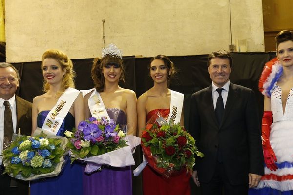 Natalia 2ème dauphine, Fanny, Reine du Carnaval 2013, Julie, 1ère dauphine