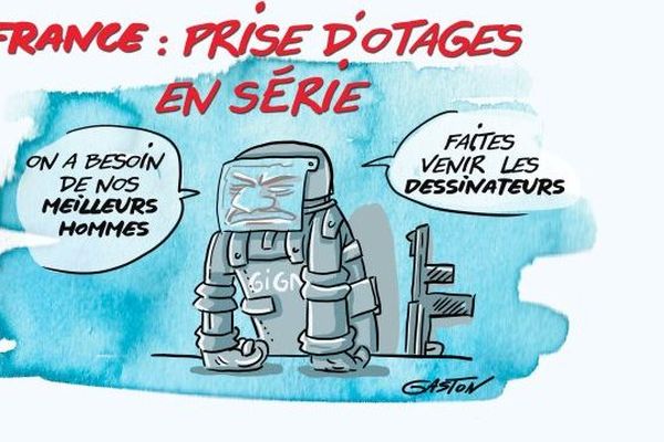 Le dessin de Gaston le 9 janvier 2015