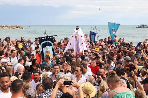 Procession de Sainte-Sara aux Saintes-Maries-de-la-Mer le 24 mai 2022