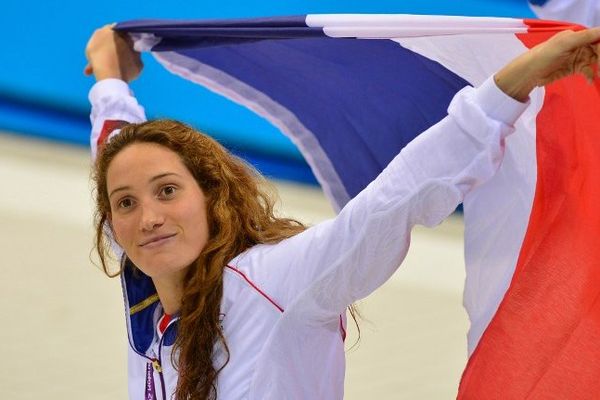 Camille Muffat a ramené trois médailles des JO de Londres en 2012