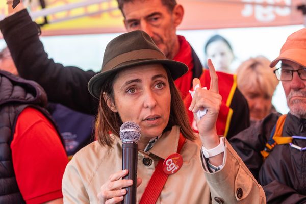 Sophie Binet rencontrera, mardi 24 octobre 2023, les salariés d'Airbus, un mois avant les élections profesionnelles du géant de l'aéronautique.