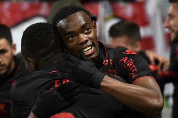 Wylan Cyprien était tout heureux et célébrait son but à Dijon, le 4 mars dernier. Sa saison s'arrêtera brutalement six jours plus tard à l'Allianz Riviera