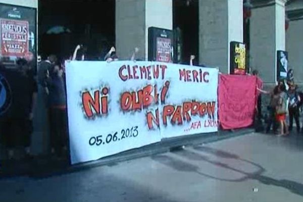 Rassemblement à Lyon pour Clément Méric - 06/06/13