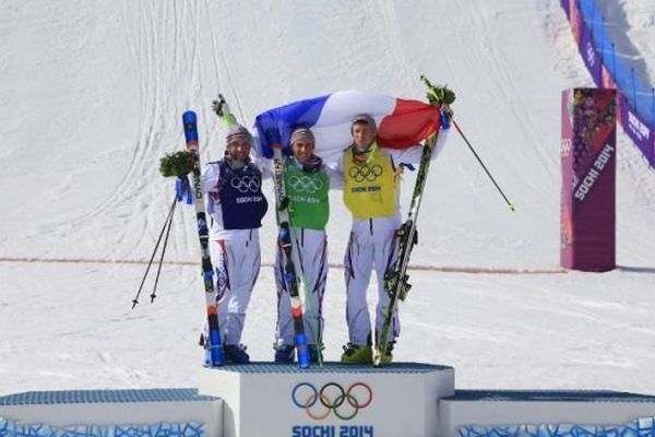 Les 3 sur le podium