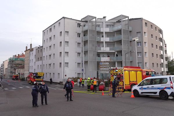 34 personnes ont été évacuées de cet immeuble de la rue du recteur Senn à Nancy.