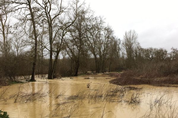 Près de Gimont dans le Gers, lundi matin. 