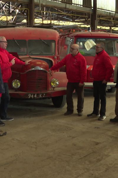 L'association Mémoires des sapeurs-pompiers de l'Ardèche compte 116 camions à ce jour dans son entrepôt d'Alissas.