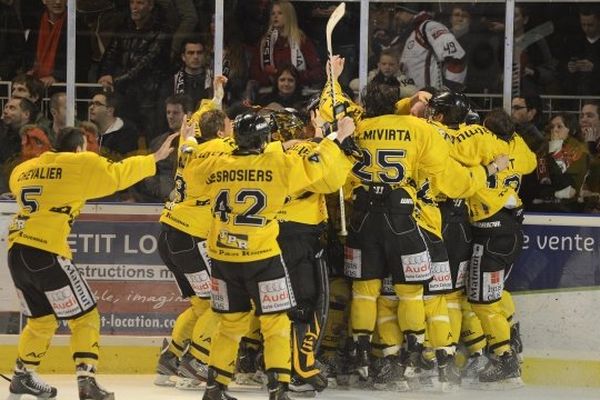 Le RHE lors de la victoire face à Angers.