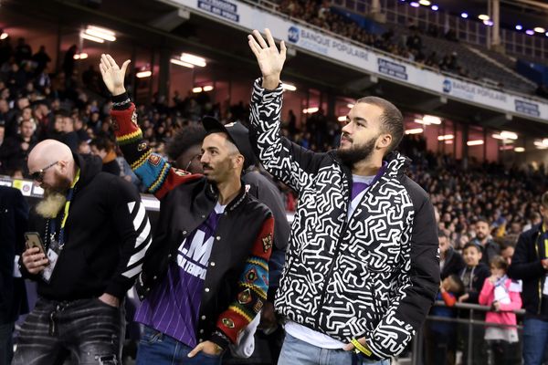 Les frères toulousains sont de fervents supporters du Tef'. Ici en 2019 au Stadium de Toulouse.