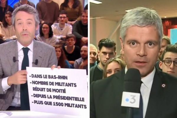 Yann Barthès, sur le plateau de son émission Quotidien, revient sur l'interview donnée par Laurent Wauquiez à France 3 Alsace.