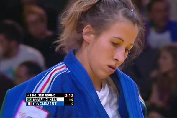 Mélanie Clément battue au 2nd tour du tournoi de judo de Paris (février 2016)