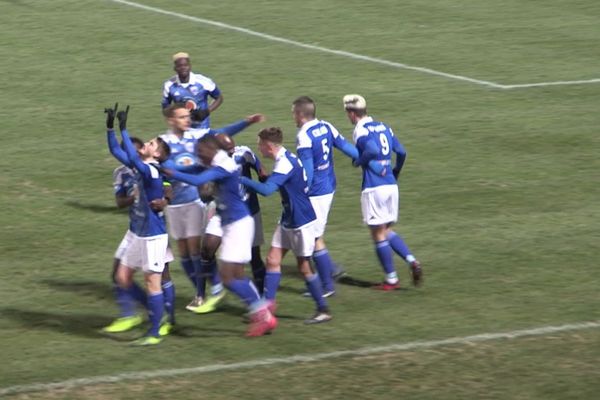 Rémi Bonenfant a marqué le but qui donne cette victoire précieuse à l'US Avranches