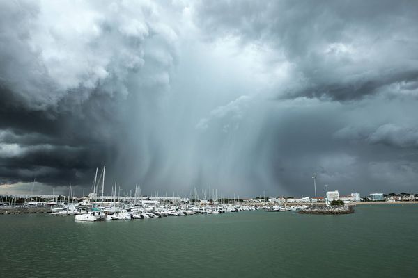 Orage à Royan le 3 juin 2018 