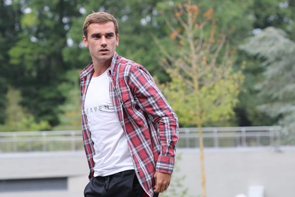 Antoine Griezmann le 3 septembre 2018 à Clairefontaine.