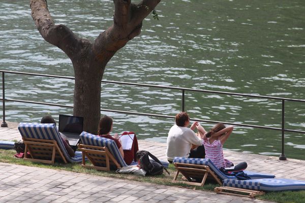 Paris-Plages, en août 2017.