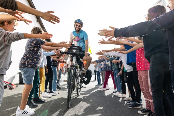 Axel Férard doit arriver dans le village le plus au sud de la France le vendredi 16 septembre.